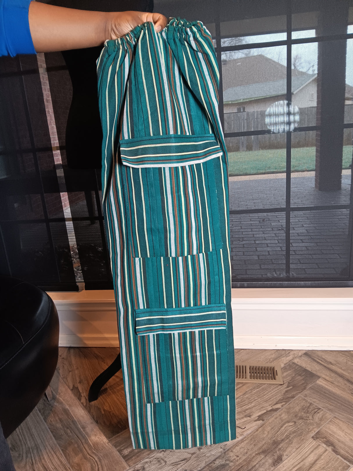 Female Multicoloured Aso Oke Cargo Pant (Copy)